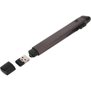 Jectse Wireless Optical Pocket Pen Mouse, 2.4GHZ USB Wireless Optical Pen Mouse with Stylus Function, Handwriting Mini Air Mouse Mice for PC Laptop Notebook