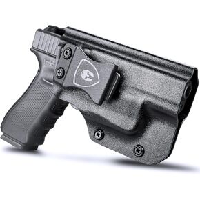 WARRIORLAND G17/19 w/TLR6 Holster IWB Kydex Holster Compatible with Glock 17/19/19X/44/45(Gen 1-5) w/TLR-6 Pistol, Inside Waistband Concealed Carry Holster, Adj. Cant & Retention