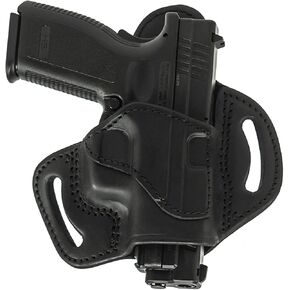 TAGUA GUNLEATHER Destroyer-QD Leather Holster - Right Hand OWB Universal Leather Holster - Fits Most Handguns - 1911 | Glock 17 19 | Beretta 92FS | Springfield XD | Ruger P95 | SIG P229 | HK 45 AUTO