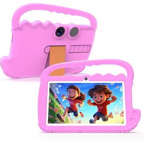 Kids Tablet, Toddler Tablet, 7 inch Tableta for Boys Girls, 32GB ROM 4GB RAM Android Tablet, WiFi-6 Dual Camera 7" IPS Safety Eye Protection Screen, Parental Control APP, Latest Model Kid Tablets.