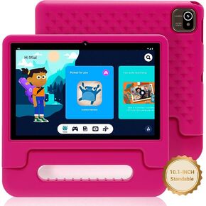 ApoloSign Kids Tablet - Android 13 Tablet for Kids with Case Included, Bright 10.1" HD Screen, Pre-Installed Educational Apps, Parental Controls, 32 GB, Ideal Gift for Children