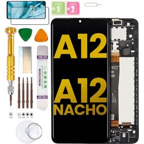 Original LCD Display Assembly for Samsung Galaxy A12 / A12 Nacho SM-A125U, SM-A125U1, SM-A125F, SM-A125M, SM-A125N, SM-A125W / SM-A127U, SM-A127F, SM-A127M Screen Replacement kit