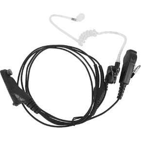 سماعة رأس المراقبة مع ميكروفون PTT FBI Security Tube Tube Protection لـ Motorola APX900 APX1000 APX4000 APX6000 APX7000 APX8000 XPR6100 XPR6350 XPR6550 XPR7350E XPR7550 XPR750E Radios