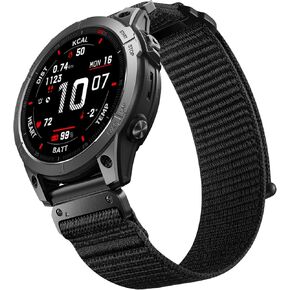 Compatible with Garmin Fenix 7 Band - 22mm Nylon Quick Fit Watch Bands for Fenix 8 E 47mm/Fenix 5/Fenix 6/6 Pro/Fenix 7 Pro/Forerunner 965/945/Approach S62/S60/Epix 2 Pro 47mm/Quatix 7