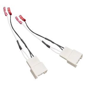 2 PCS Car Audio Wiring Harness Connector, Waterproof Speaker Plug and Play Non-Destructive Modification Adapter, Compatible with Ford F150 Escape Focus Bronco Mustang Mazda 2 6 CX5 (White)
