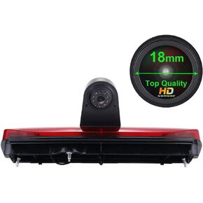 HD 1280x720pixel 1000Lines Third Brake Light Backup Camera Brake lamp Parking Camera Vehicle Rear View Camera Transporter Replacement for Ford Transit Connect 2014-2017