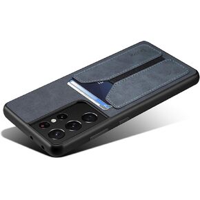 Kowauri for Galaxy S21 Ultra Case,SM-S21 Ultra PU Leather Wallet Case with Credit Card Slot Holder Ultra Slim Protector Case for Samsung Galaxy S21 Ultra 5G 6.8 inch (Gray)