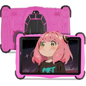 Kids Tablet 7 inch Android Toddler Tablet for Kids 3-7, Octa-Core 10GB RAM 64GB ROM | Dual Camera | GPS | WiFi, Bluetooth APP Pre-Installed Parent Control Childrens Tablet with Shockproof
