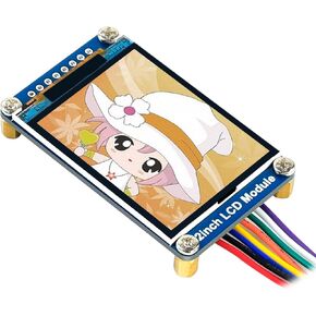 waveshare 2inch IPS LCD Module 240×320 Resolution Display for Raspberry Pi/Jetson Nano/Arduino/STM32,SPI Interface RGB, 262K Color Display Color 3.3V Operating Voltage