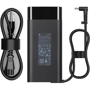 150W Genuine AC Charger for HP Zbook 15 G3 G4 G5 G6, Pavilion 15 17/ADP-150XB B 19.5V 7.7A Zbook Gaming Laptop Adapter 4.5 * 3.0mm Blue tip (Compat HP 135W PW)