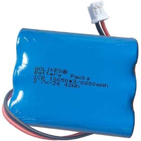 3.7v 6600mAh Rechargeable Battery Pack for Simplehuman Sensor Makeup Mirror ST3026 BT1080 Battery Replacement ST3027 3028 and More, 1s3p Batteries Pack