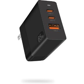 USB C Charger Block 65w, Dual Port Wall Charger Compatible with iPhone 15 14 13 12, Type C Fast Charging Block for ipad, Samsung High Speed Charging