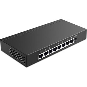 Silent Angel Bonn N8 - 8 Port HiFi Audio-Grade Network Switch, Isolated Audio Network, Low Noise Power Supply, Precision Data Transmission.