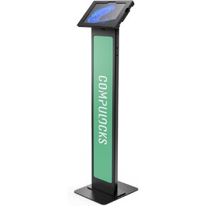 Compulocks Surface Pro 8-11 Apex Enclosure Brandable Floor Stand Black