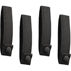 4 Pack Tactical Reusable Webbing Straps with Thumb Snap - Nylon Adapter Straps for Backpacks and Panels (Suitable for Men and Women)
