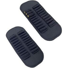 2-Pack Ammo Belt, 20 Rounds Cartridge Loop Holder Belt Slide Holster, Bullet Loops Ammunition Carrier Hungting Shooting Range Accessories for 10/22 .22LR .22 WRF 5.56mm