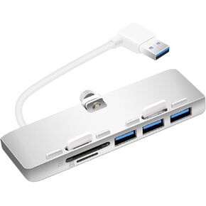 iMac USB 3.0 Hub Adapter with 3 USB 3.0 Ports+SD/Micro SD Card Reader Combo,Ultra-Thin Premium Aluminum iMac Hub Dock Compatible with Model Released November 2012 or Later