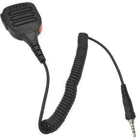 IP65 Waterproof Heavy Duty Speaker Mic Handheld Micrphone for Yaesu Vertex Standard Horizon evx s24 ft 70d ft-70d Hamm Ham Radio ft5 ft 3D vx-6r evx-s24 ft70dr vx-170 ft5d ft-65 (Black)