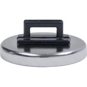 MAG-MATE MX1000ZIP1 Cup Magnet with Black Zip Tie Holder, Versatile Magnetic Holder for Cables and Wires, Permanent Ceramic Magnets, Quick Installation, 15 lbs Holding Capacity