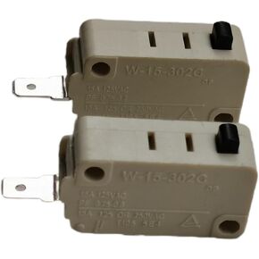 15A,Normally Open,Microwave Oven Door Micro Switch W-15-302C for Galanz 2Pack