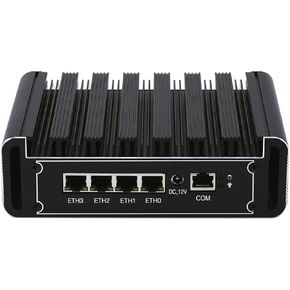 جهاز جدار الحماية الدقيقة ، N5105 جهاز توجيه Mini Mini Mini ، 4x intei I226 LAN ، 16 جيجابايت DDR4 256GB SSD ، AES-NI