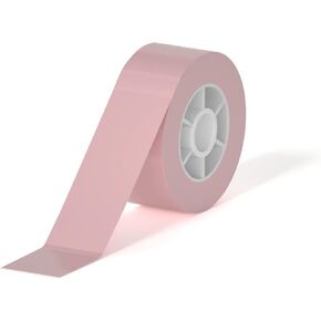 PRT Qutie Label Maker Tape Suitable for Thermal Print Label Paper, 1 Roll 13ft (4m), Compatible with Qutie Label Maker, 1 Rolls Light Pink