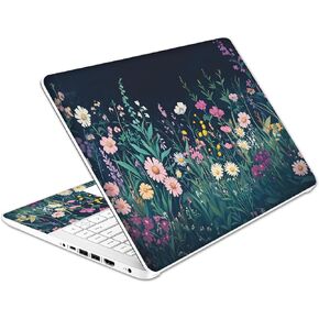 Laptop Skin Decal HP 14" - Botanical, Laptop Cover Sticker, No Cutting Required, No Bubble, Waterproof, Scratch Resistant - Including Wide Screen and Wrist Pad