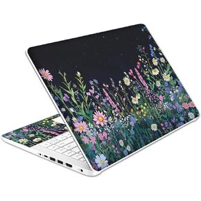 Laptop Skin Decal HP 14" - Botanical, Laptop Cover Sticker, No Cutting Required, No Bubble, Waterproof, Scratch Resistant - Including Wide Screen and Wrist Pad
