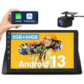 Android 13 Car Radio Stereo for Honda Accord 2008 2009 2010 2011 2012 2013 Wireless CarPlay Andriod Auto 2G+64G with SWC WiFi GPS Navigation DSP BT FM with Backup Camera