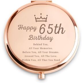 50th Birthday Gifts for Women - Funny 50 Year Old Birthday Gift Ideas for Wife, Mom, Daughter, Sister, Aunt, Grandma, Best Friends, BFF, Coworkers - Personalized Compact Mirror