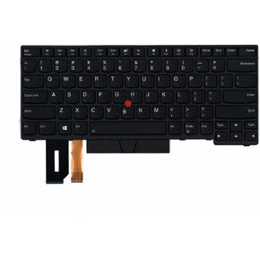 Laptop Replacement US Layout Backlit Keyboard for Lenovo ThinkPad E480 E485 L480 T480s E490 E495 T490 L490 01YP280