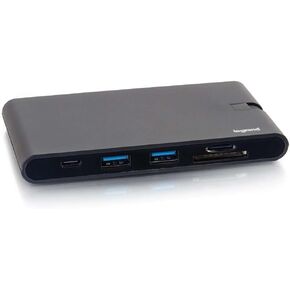USB-C® 9-in-1 Compact Docking Station with 4K HDMI®, VGA, Ethernet, USB, SD Card Reader and Power Delivery up to 100W