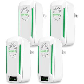 Stop Watt Energy Saving Device, Power Saver Electricity Saving Device, Stopwatt Electricity Saving Box, Energy Savers Plug in US Plug 90V-250V 30KW(4 Pack)