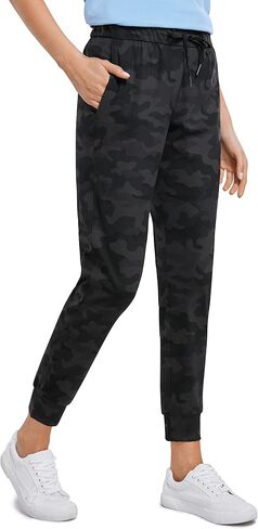 CRZ YOGA 4-Way Stretch Golf Joggers for Women, 27" Casual Travel Workout Pants, Lounge Athletic Sweatpants with Pockets in Saudi Arabia