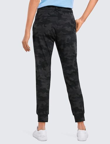 CRZ YOGA 4-Way Stretch Golf Joggers for Women, 27" Casual Travel Workout Pants, Lounge Athletic Sweatpants with Pockets in Saudi Arabia