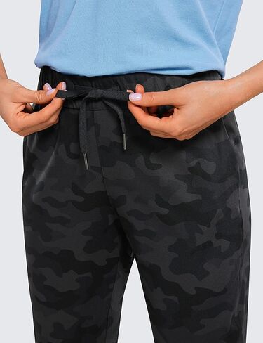 CRZ YOGA 4-Way Stretch Golf Joggers for Women, 27" Casual Travel Workout Pants, Lounge Athletic Sweatpants with Pockets in Saudi Arabia