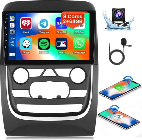 8-Core 2+64g Android 13 Stereo ل Dodge Durango 2014-2021 ترقية راديو ، و 9 '' 'IPS touch screen مع Carplay و Android Auto ، وكاميرا النسخ الاحتياطي AHD ، ومرآة ، وملاحة GPS ، DSP in Saudi Arabia