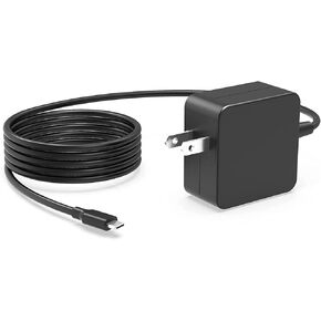 Slim USB C Charger Compatible with Asus Chromebook C423 C423N C423NA C223 C223N C223NA C213 C213S C213SA C213NA C213N C214MA C214M C214 Laptop Power Cord Adapter Supply