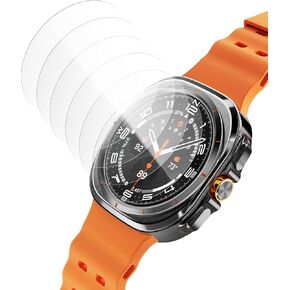 Sinoacc 6-Pack 47mm Screen Protector for Galaxy Watch Ultra/Galaxy Watch 6 Classic 47mm Tempered Glass Cover,Anti-Scratch,Dustproof,47mm Watch Screen Protector Accessories for Samsung Watch Ultra