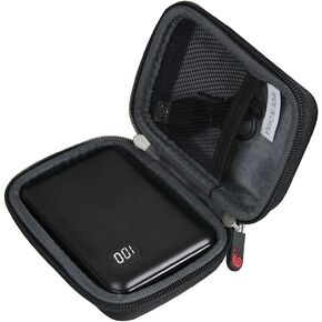 Hermitshell Hard Travel Case for AINOPE 18W Fast Charge Phone Battery Pack Portable Charger One of The Smallest 10000mAh 3A PD 3.0 Power Bank