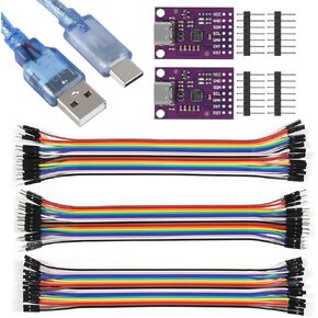 Type-c CP2112 Adapter, 2PCS CP2112 debug Board USB to I2C Communication Module to SMBus I2C Communication with Wires for arduino