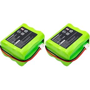 (2 Pack) Updated 2GIG 228844 Control Panel Security System Alarm Battery for BATT1X BATT2X 6MR2000AAY4Z 10-000009-001 10-000013-001 PERS-4200