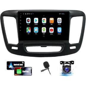 Android 13 Car Radio Stereo for Chrysler 200 200C 200S 2015-2019 9 inch HD Touch Car Screen Radio w/Backup Camera CarPlay & Android Auto Double Din GPS AHD Backup Camera Mic 2G+32G
