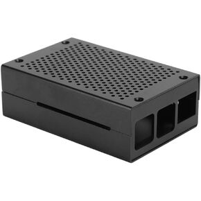 Enclosure for Raspberry ,Case for ,Aluminum Alloy Case Motherboard Shell Vent Sur face Black for 3 , 2 , model B , B