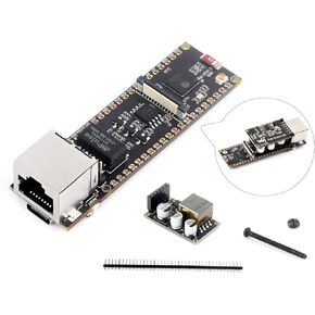 ESP32-S3 Ethernet Development Board, 10/100Mbps RJ45 Ethernet Port, Support W-i-Fi & BLE, Ethernet Communication, 240MHz Dual Core Processor, Onboard Type-C Port and TF Card Slot, with PoE Module