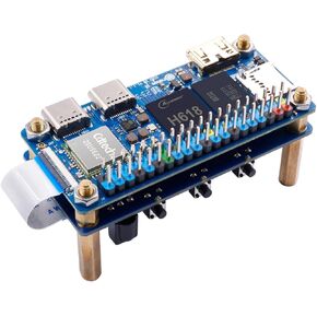Zero 2W 4GB with Expansion Board Allwinner H618 LPDDR4 Quad Core CPU 64 Bit Single Board Computer, 1.5GHz Frequency WiFi Bluetooth Support 4K Display