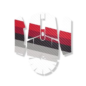 Carbon Fiber Mouse Skin Compatible with Logitech G305 Lightspeed - Slant Stripes - Premium 3M Vinyl Protective Wrap Decal Cover - Easy to Apply | Crafted in The USA by MightySkins