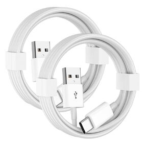 2 Pack AirPods 4 Charger Cable, USB A to USB C Cable for Airpods Pro 2nd Gen, Airpods Max 2024 Charger, Car Carplay Cable for iPhone 15/16, 15/16 Plus, 15/16 Pro, 15/16Pro Max Car Cable (3.3 FT)