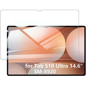 2 Pack Tempered Glass Screen Protector Transparent Compatible for Samsung Galaxy Tab S10 Ultra 14.6" SM-X920