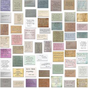 120Pcs Retro Bible Verse Stickers (2 pcs of Each) Inspirational Christian Vintage Journaling Stickers Typewriter Font Quotes Bible Study Supplies for Planner Water Bottle Laptop Scrapbook Decal Craft